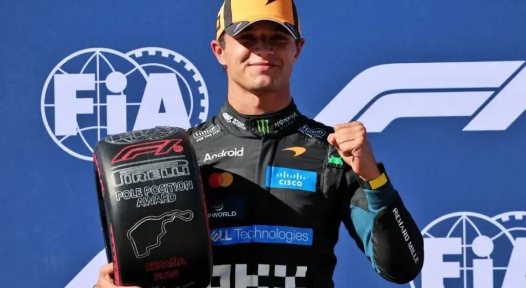Lando Norris reveals he nearly hit the wall in one of the best laps of his career