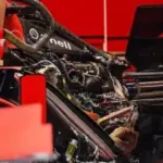 A French technician leaves Scuderia Ferrari