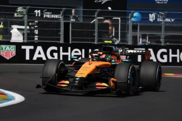 Lando Norris lost the victory in Madrid by only two seconds