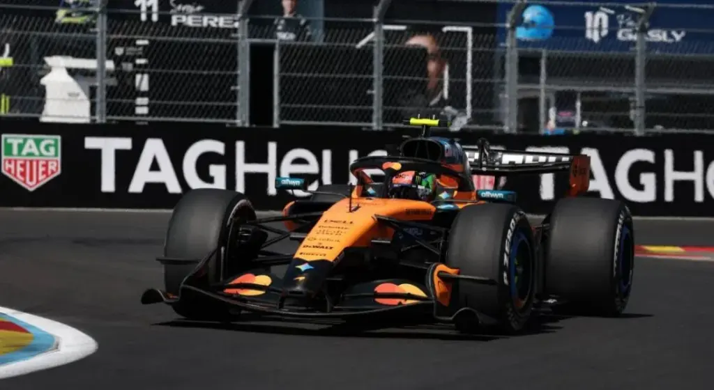 Lando Norris lost the victory in Madrid by only two seconds