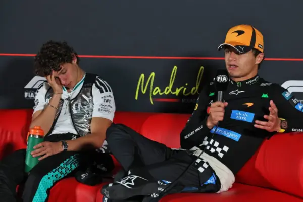 Lando Norris refuses to hide his Coca-Cola after the Spanish GP: "I drink what I want"